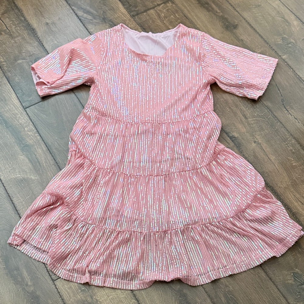 Pink Sequin Dress